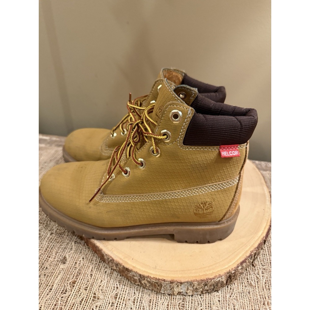 TIMEBERLAND 6" PREMIUM HELCOR WATERPROOF BOOT BIG KIDS STYLE #‎ 6596R Size 5.5